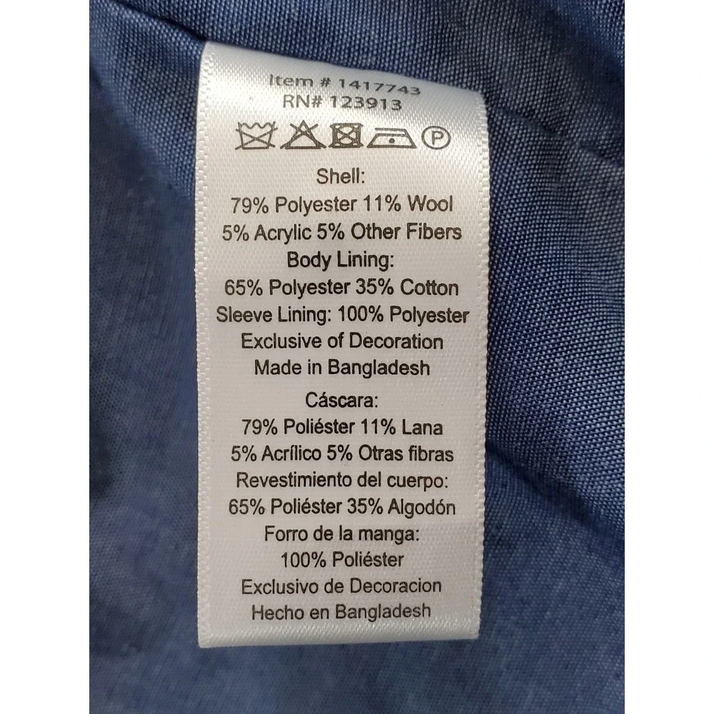 JACHS New York Mens XXL Shirt Jacket Gray Premium Outdoors Wool Blend Shacket